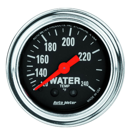 AutoMeter 2-1/16 in. WATER TEMPERATURE 120-240 Fahrenheit TRADITIONAL CHROME 2433