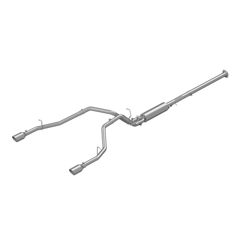 MBRP Exhaust 3in. Cat Back 2.5in Dual Split Rear Exit; AL S5152AL