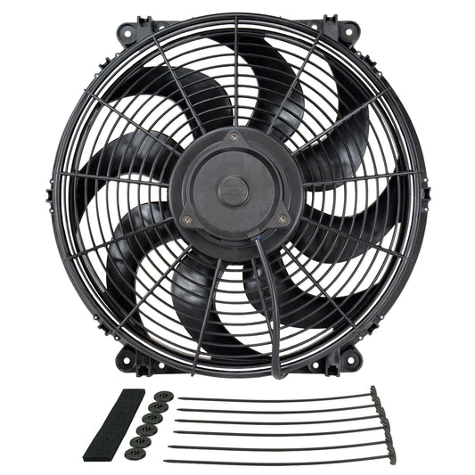 Derale 16" Tornado Electric Puller Fan, Standard Mounting Kit 16626