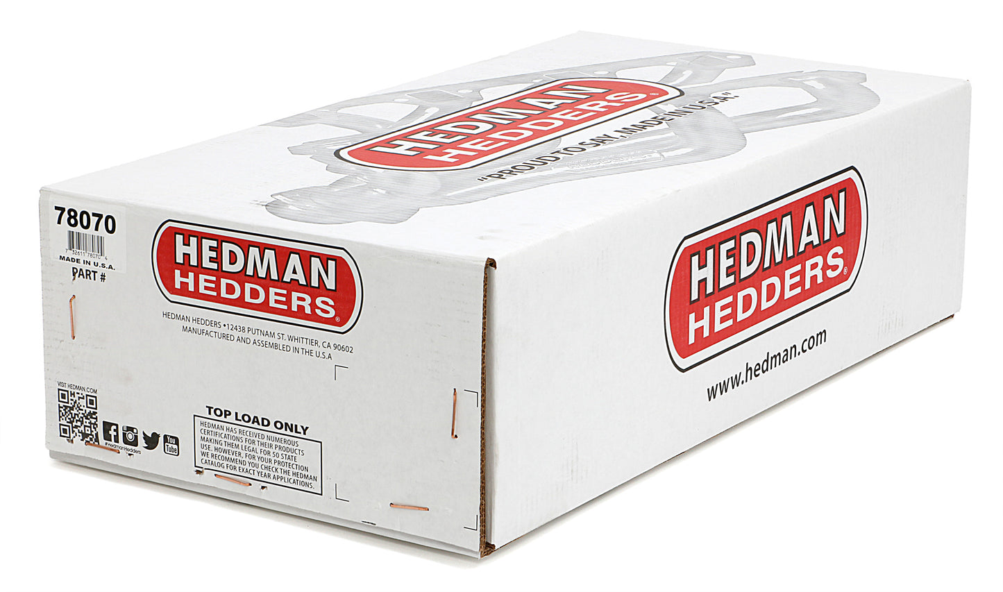 Hedman Hedders STANDARD UNCOATED HEADERS; 1-3/4 IN. TUBE DIA.; 2-1/2 IN. COLL.; MID-LENGTH DESIGN 78070