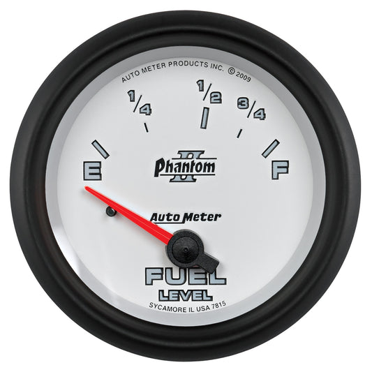 AutoMeter 2-5/8 in. FUEL LEVEL 73-10 O PHANTOM II 7815
