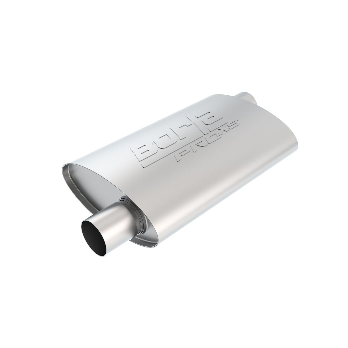 Borla ProXS Muffler 2.5in Offset Inlet/ 2.5in Offset Outlet 4in x 9.5in Oval x 14in Long Body 40352