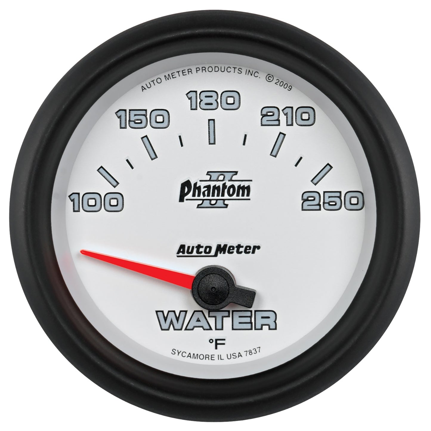AutoMeter 2-5/8 in. WATER TEMPERATURE 100-250 Fahrenheit PHANTOM II 7837