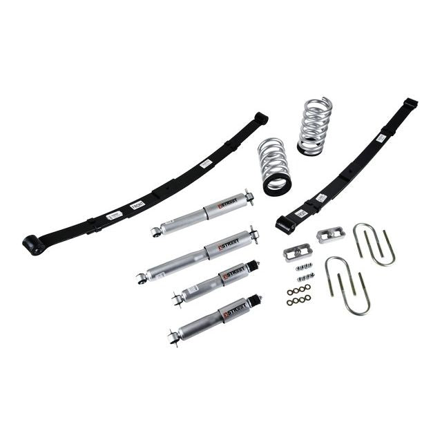 BELLTECH 568SP LOWERING KITS Front And Rear Complete Kit W/ Street Performance Shocks 1982-2004 Chevrolet S10/S15 Pickup 4 cyl. (Ext Cab & Std Cab) 2 in. or 3 in. F/4 in. R drop W/ Street Performance Shocks