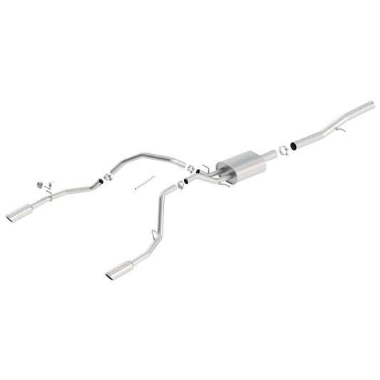 Borla 2014-2018 Chevrolet Silverado 1500/ GMC Sierra 1500 Cat-Back Exhaust System Touring 140570