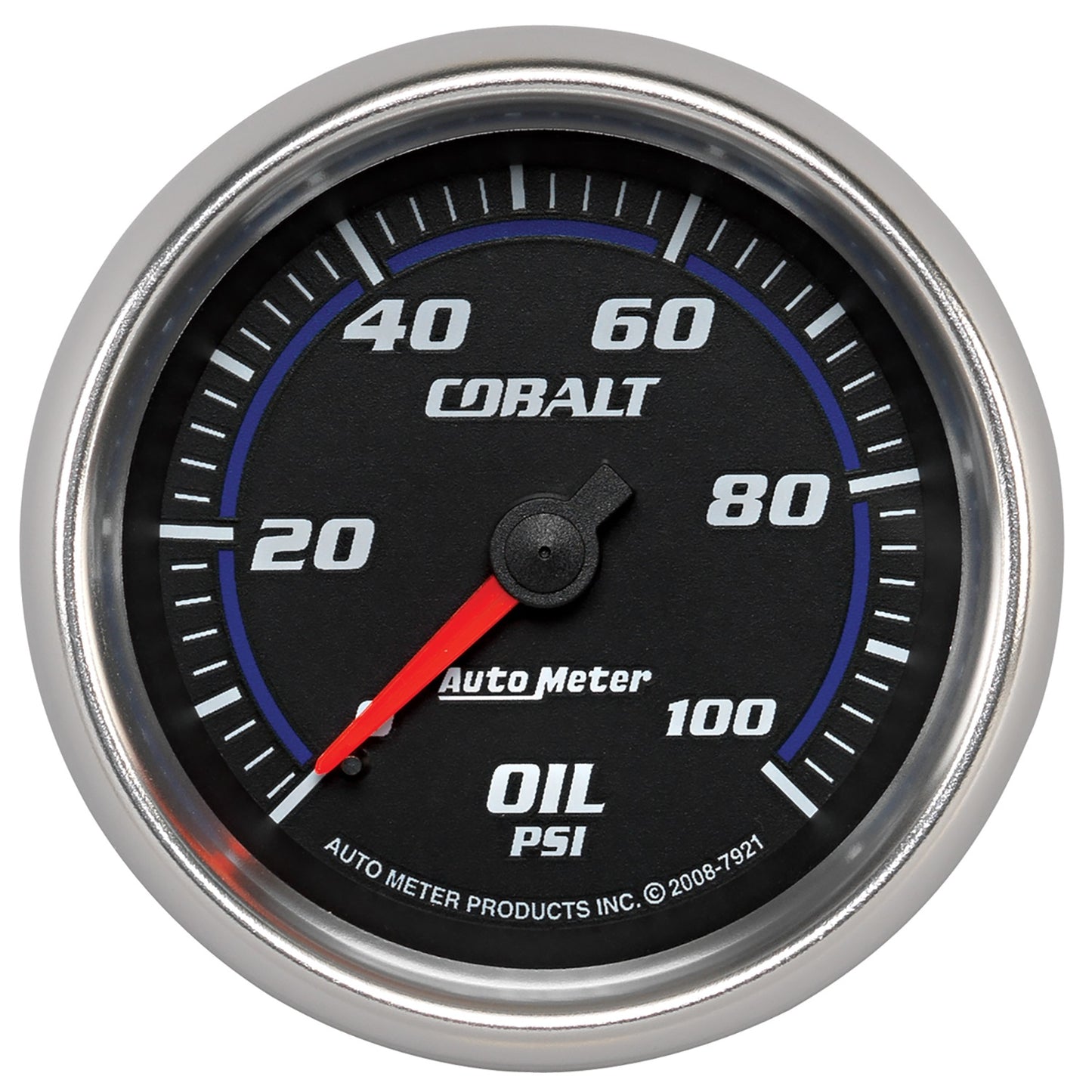 AutoMeter 2-5/8 in. OIL PRESSURE 0-100 PSI COBALT 7921