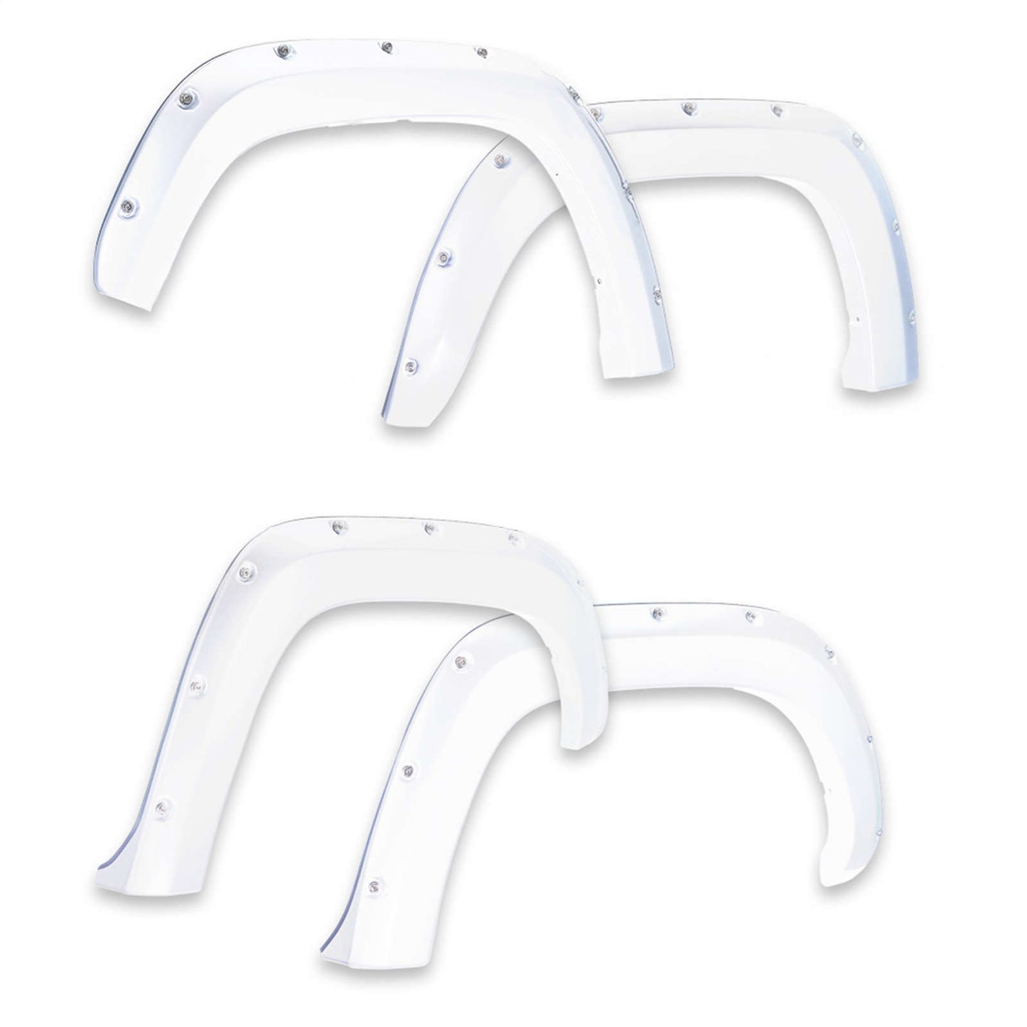 EGR - 792854-PW7 - USA Bright White Color Match Style Fender Flares