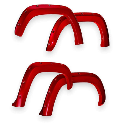 EGR - 793474-PQ - USA Race Red Color Match Style Fender Flares