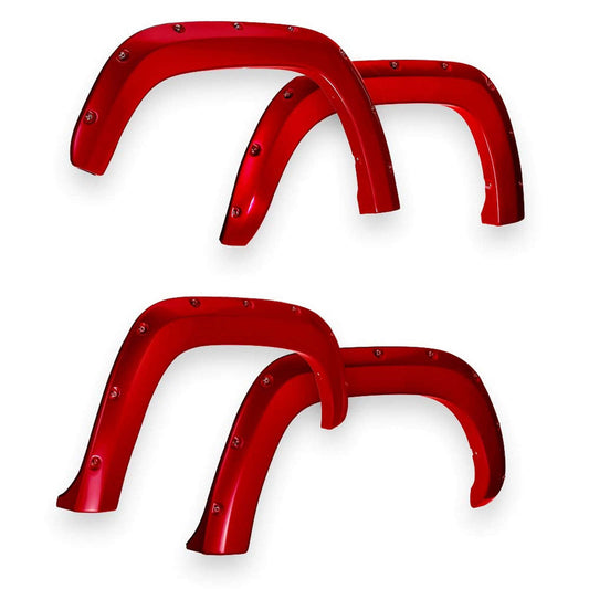 EGR - 793574-PQ - USA Race Red Color Match Style Fender Flares