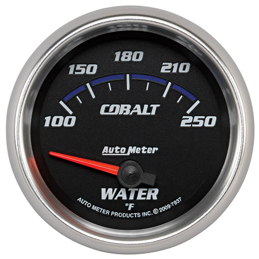 AutoMeter 2-5/8 in. WATER TEMPERATURE 100-250 Fahrenheit COBALT 7937