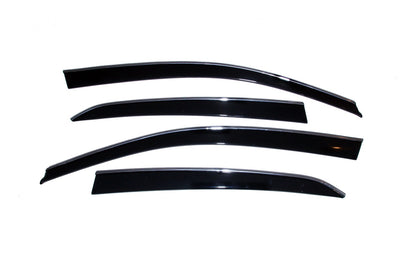 Auto Ventshade 794002 Low Profile Ventvisor Side Window Deflector With Chrome Trim 4-Piece Set For 2007-2011 Toyota Camry