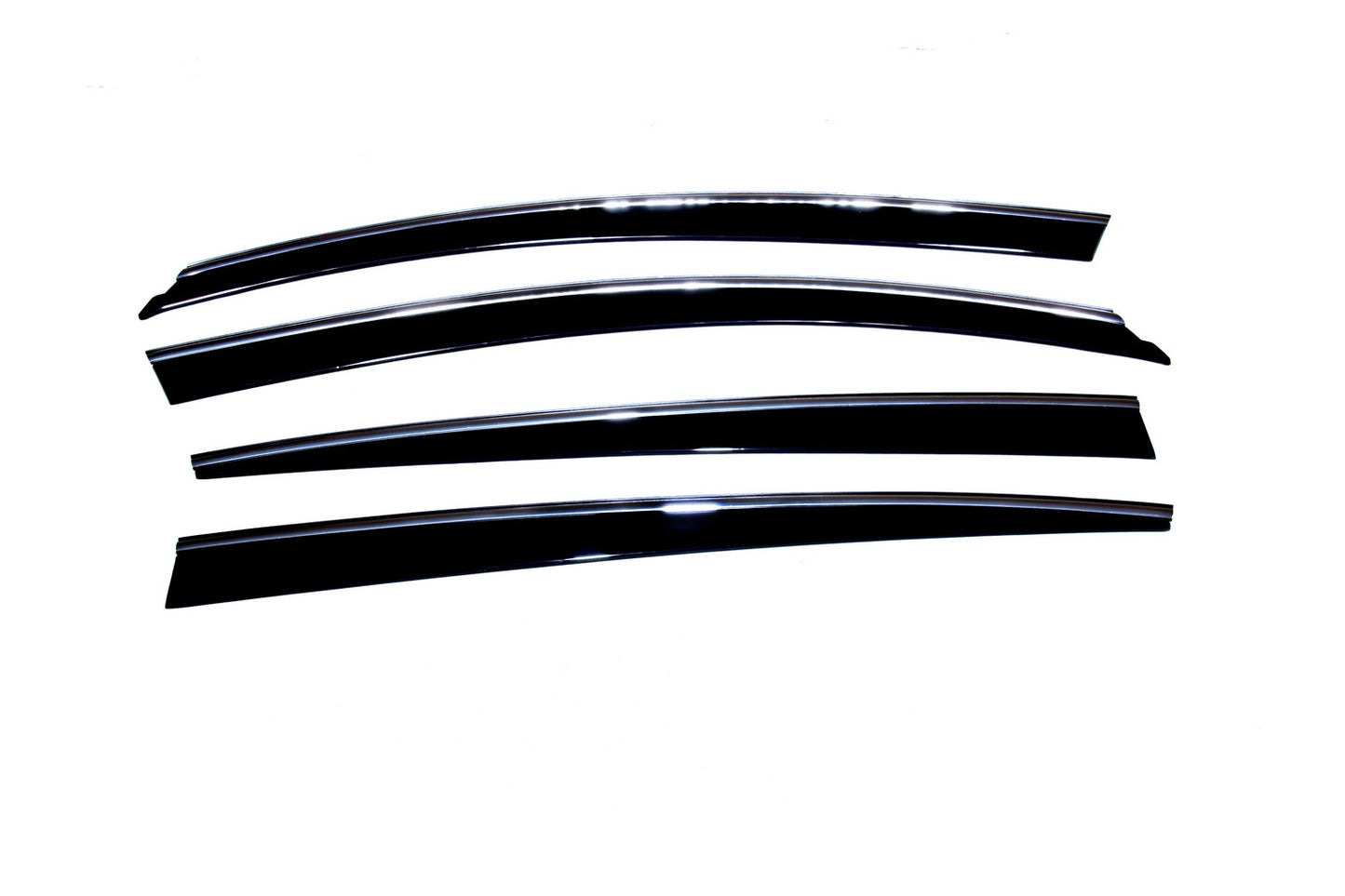 Auto Ventshade 794009 Low Profile Ventvisor Side Window Deflector With Chrome Trim 4-Piece Set For 2006-2012 Lexus GS300 GS350 GS400 GS460