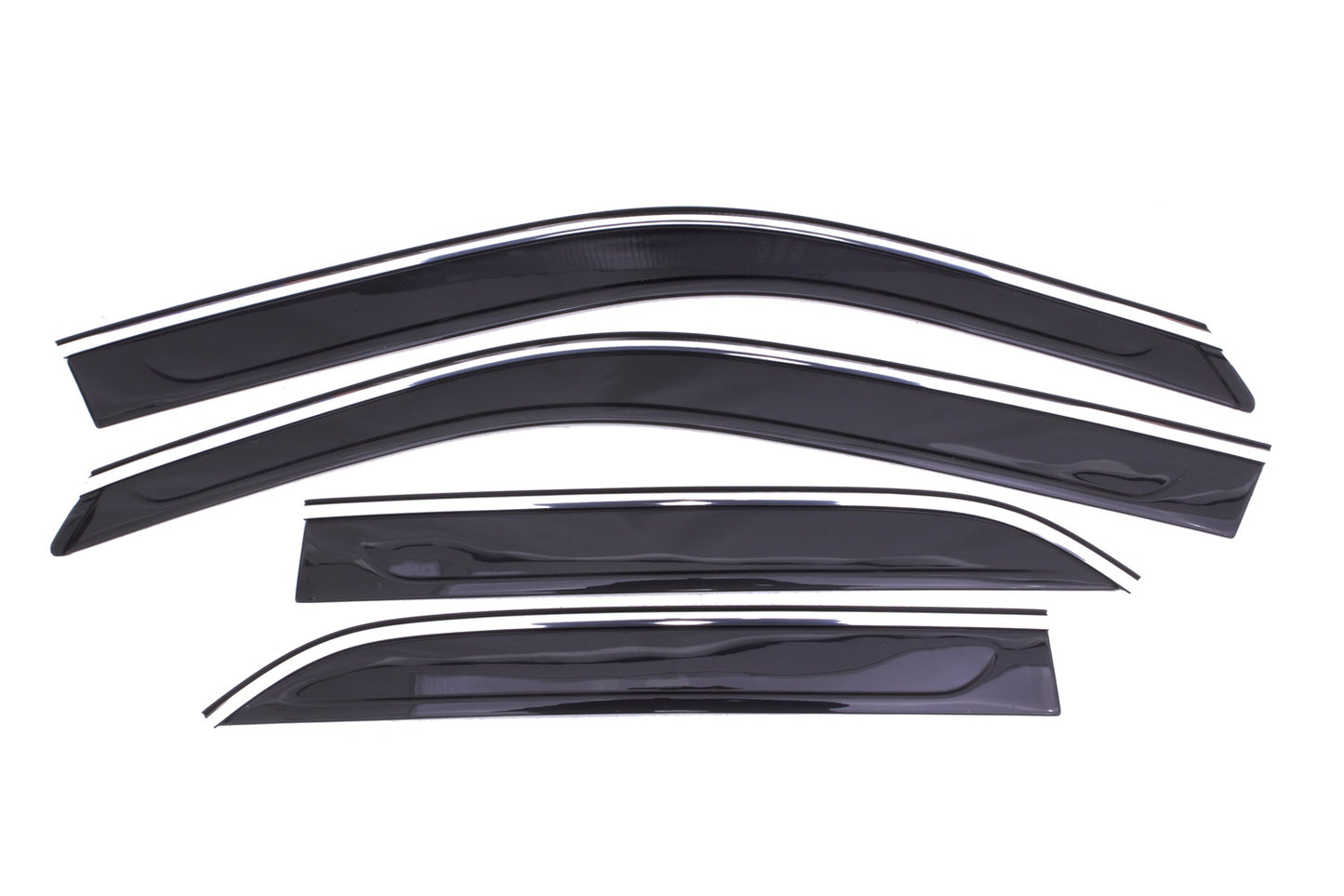 Auto Ventshade 794016 Low Profile Ventvisor Side Window Deflector With Chrome Trim 4-Piece Set For 2011-2022 Chrysler 300