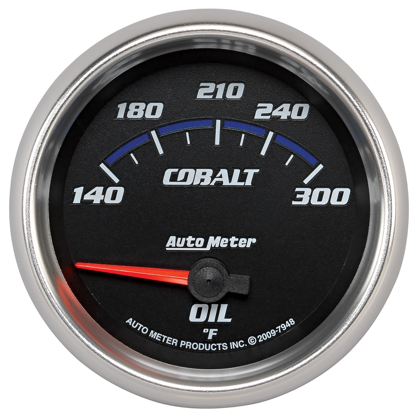 AutoMeter 2-5/8 in. OIL TEMPERATURE 140-300 Fahrenheit COBALT 7948