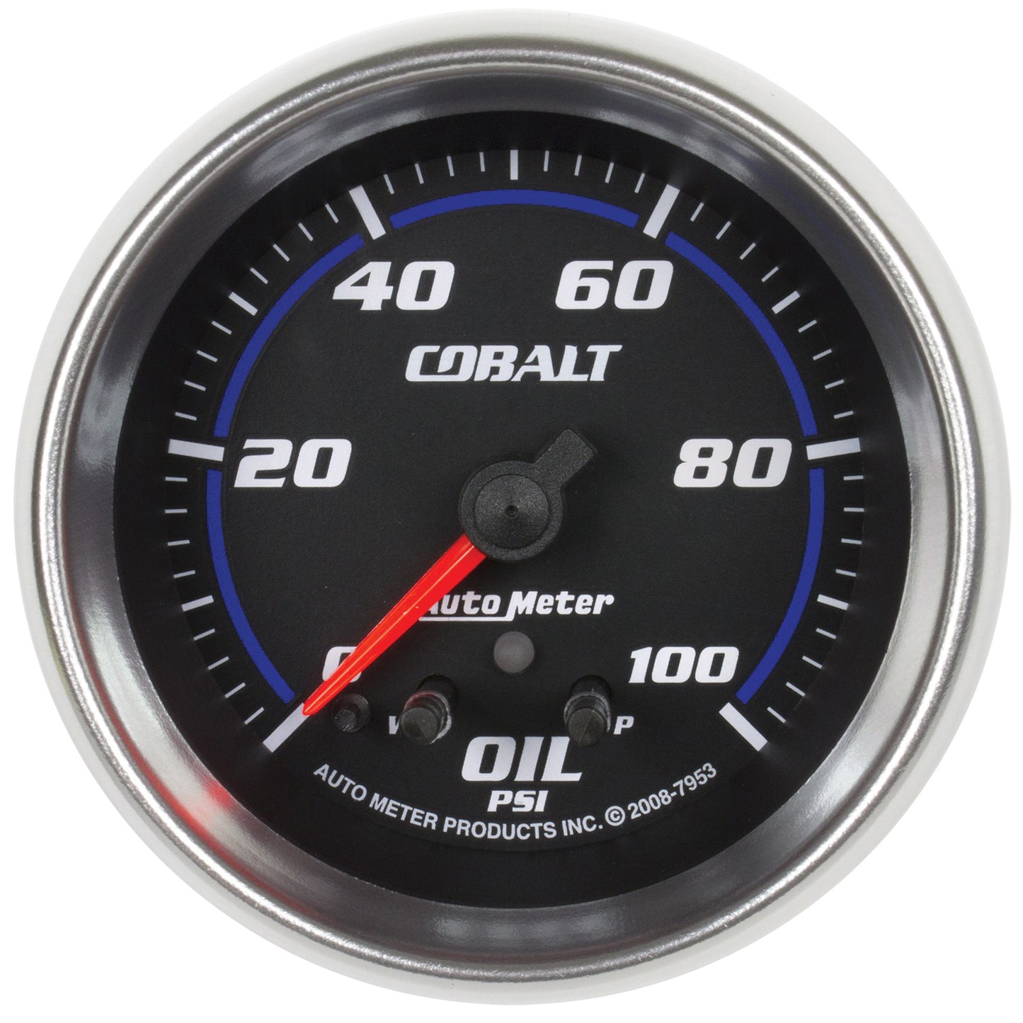 AutoMeter 2-5/8 in. OIL PRESSURE 0-100 PSI COBALT 7953