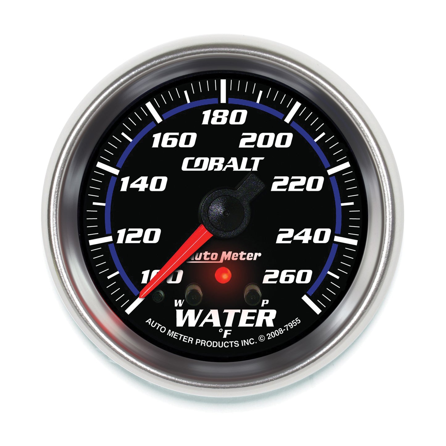 AutoMeter 2-5/8 in. WATER TEMPERATURE 100-260 Fahrenheit COBALT 7955