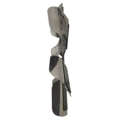 Derale 19" Heavy Duty Stainless Steel Reverse Rotation Flex Fan, Black Hub 17619