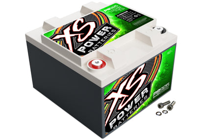 XS Power Batteries 12V AGM Powersports Series Batteries - M6 Terminal Bolts Included 2000 Max Amps PS925