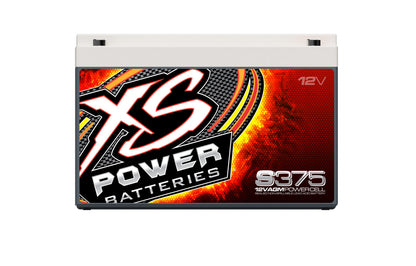 XS Power Batteries 12V AGM S Series Batteries - Automotive Terminals Included 800 Max Amps S375