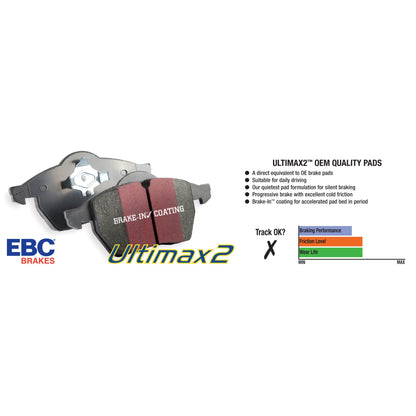 EBC UD801 Ultimax OEM Replacement Brake Pads