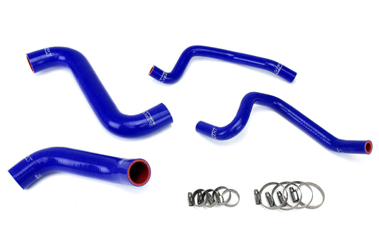 HPS Performance 3-ply Reinforced Silicone Replaces Rubber Radiator And Heater Coolant Hoses 57-1809-BLUE