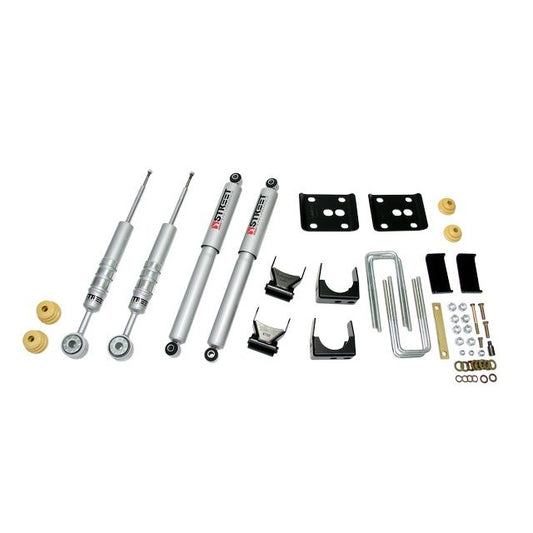 BELLTECH 917SP LOWERING KITS Front And Rear Complete Kit W/ Street Performance Shocks 1997-2003 Ford F150 ((All Cabs) V8 only) 2 in. or 3 in. F/4 in. R drop W/ Street Performance Shocks