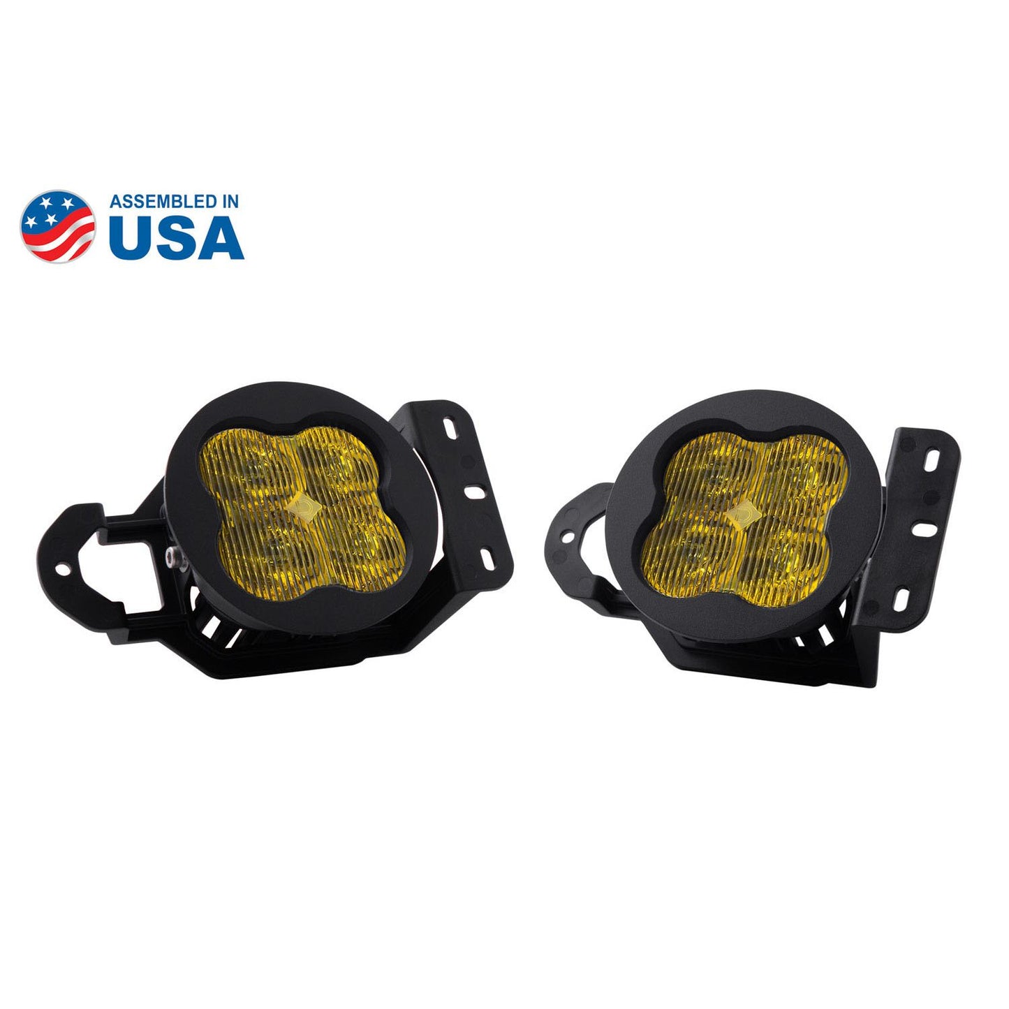 Diode Dynamics - SS3 Type MS LED Fog Light Kit Sport Yellow SAE Fog DD6578