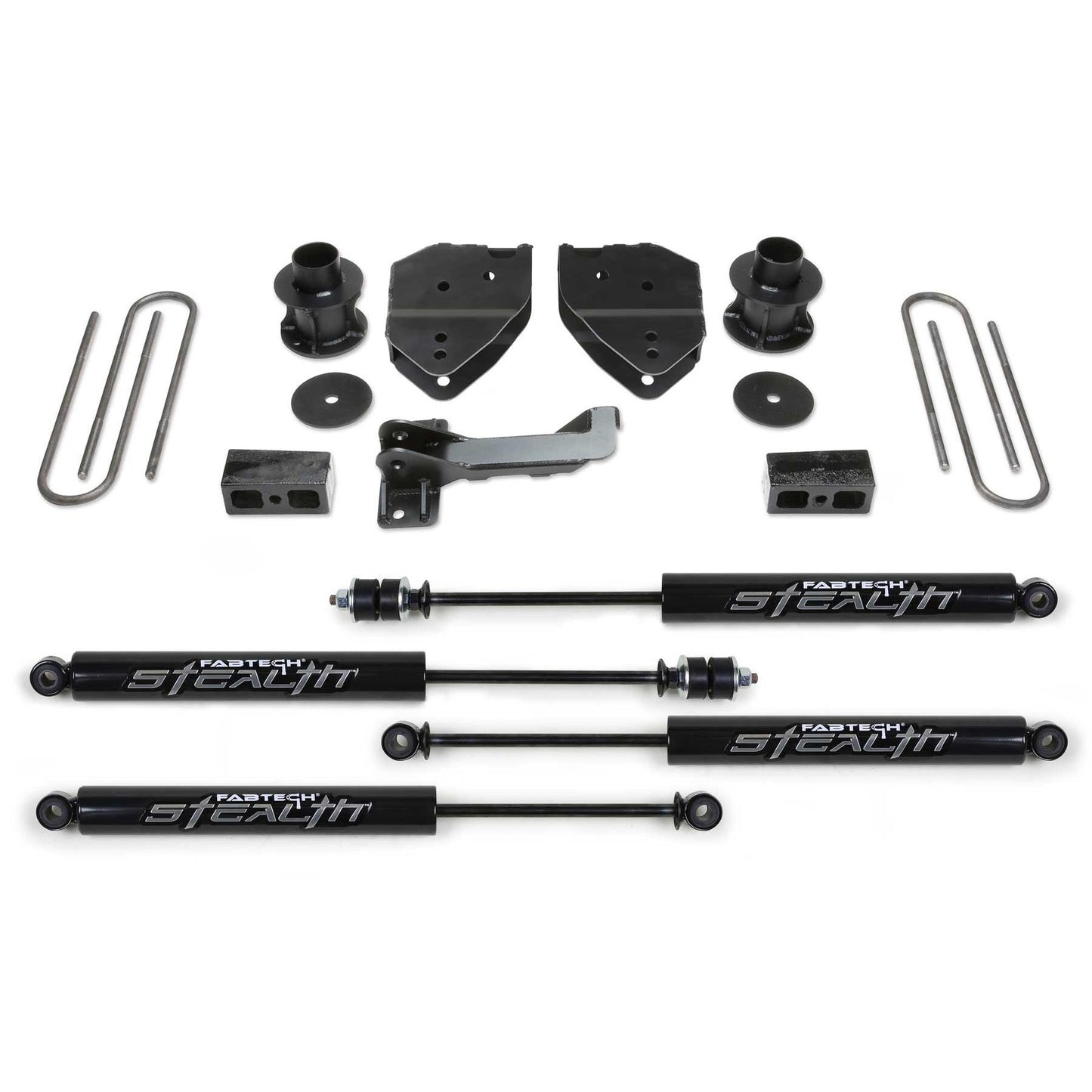 Fabtech 4" BUDGET SYS W/STEALTH 17-21 FORD F250/F350 4WD K2213M