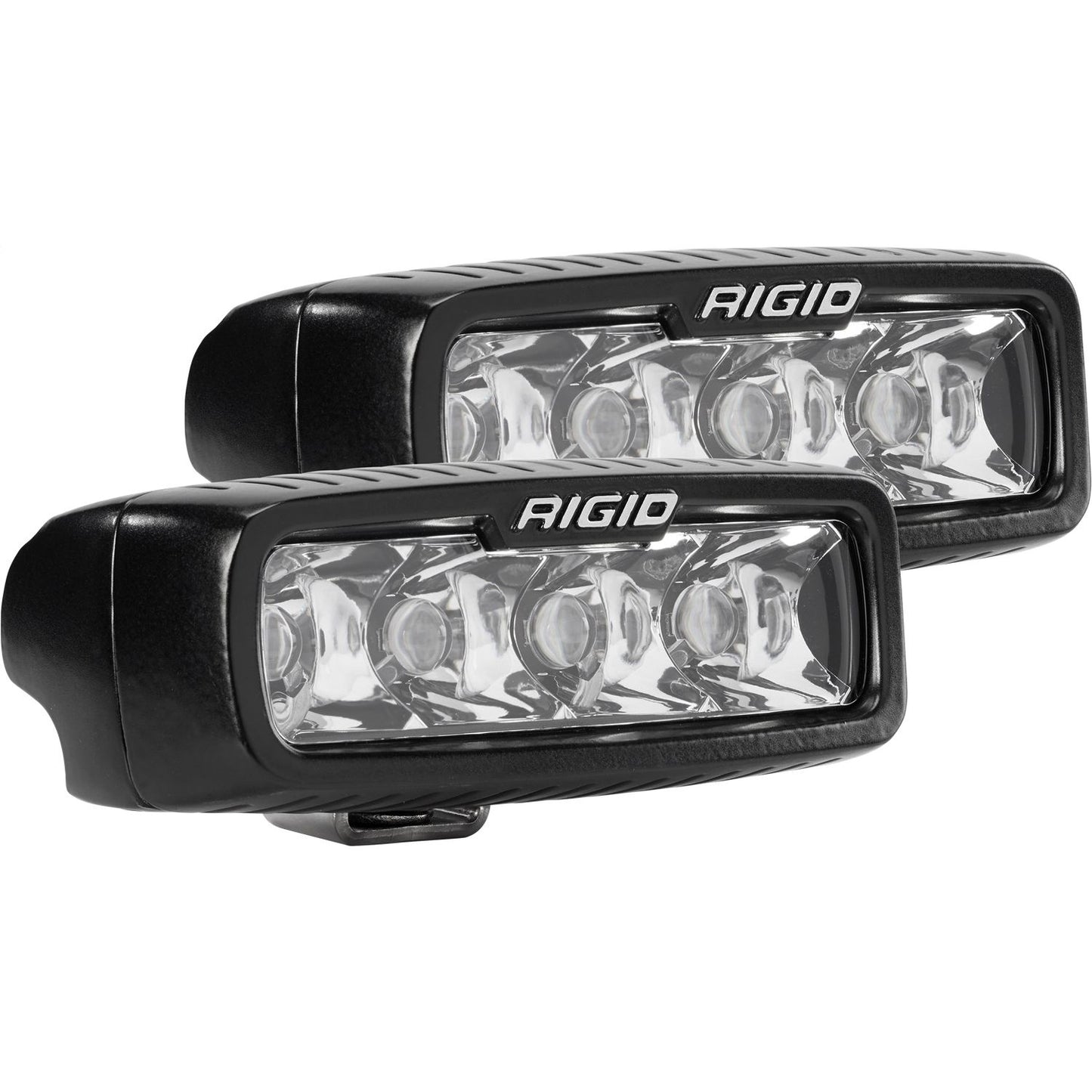 RIGID Industries SR-M Series PRO Spot Optic Surface Mount Black Housing Pair 905213