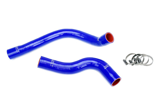 HPS Performance High Temp 3-ply Reinforced Silicone Replaces OEM Rubber Radiator Coolant Hoses 57-2035-BLUE