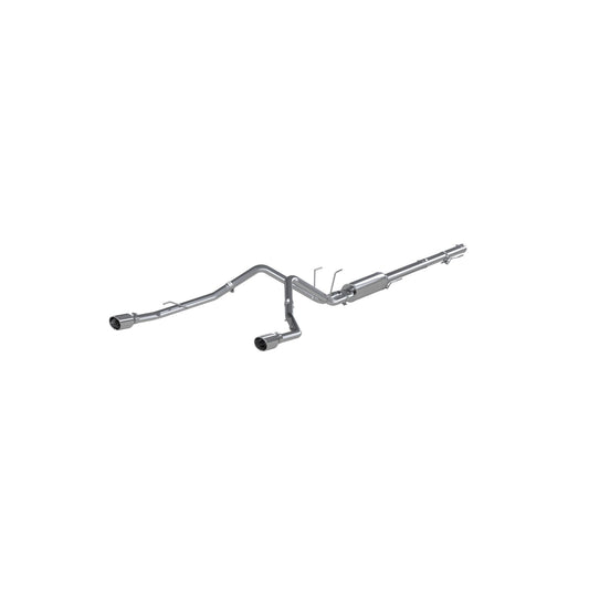 MBRP Exhaust 2 1/2in. Cat Back; Dual Split Rear; AL (through stock bumper) S5146AL