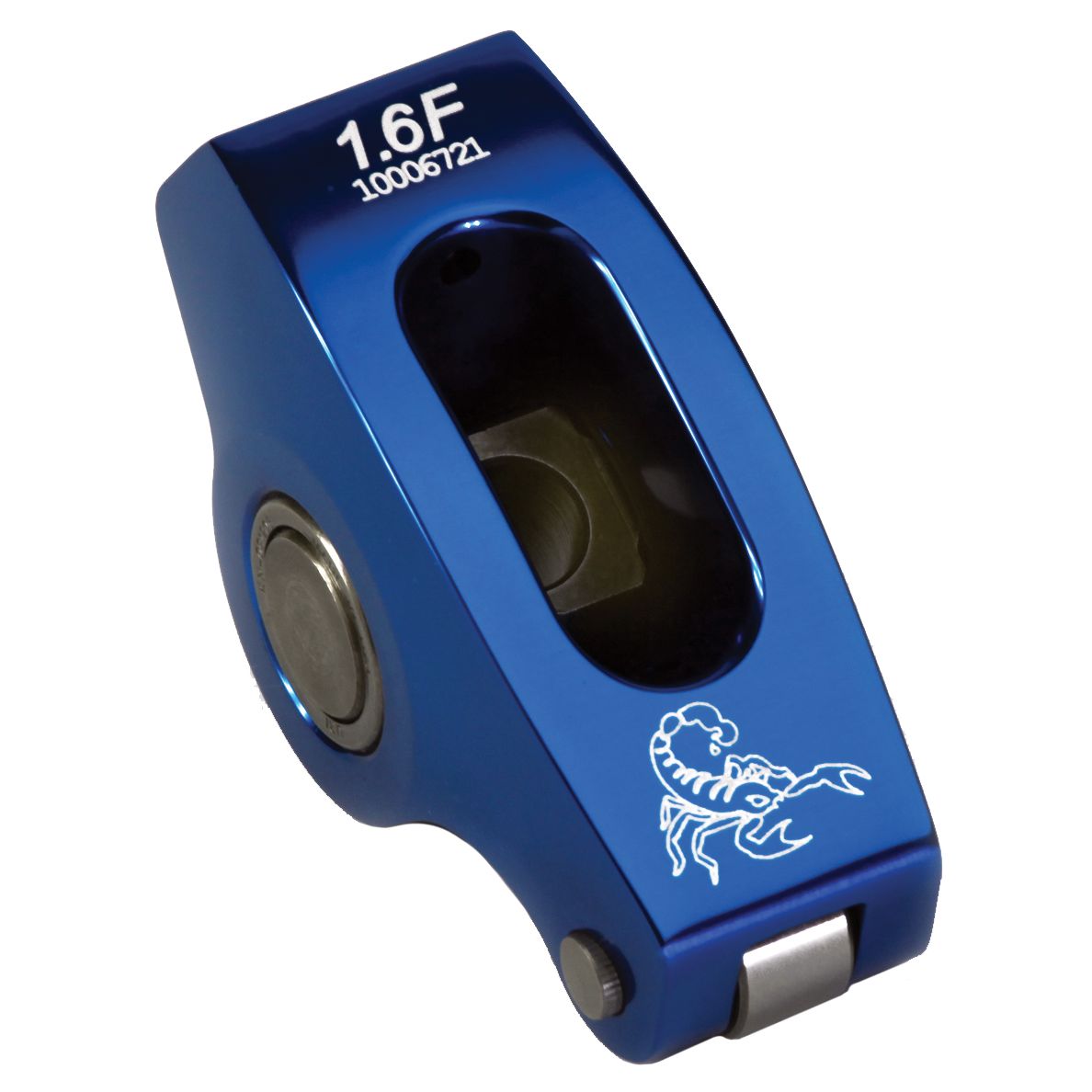 Scorpion Racing Products 1.5 Small Block Chevy 3/8 Blue Race Series Narrow Body Rocker Arms Set of 16 1037