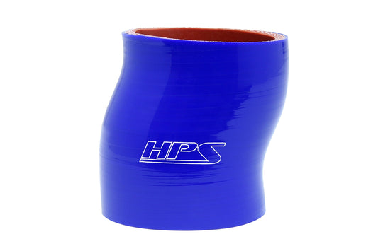 HPS Performance Silicone Offset Coupler HoseHigh Temp 4-ply Reinforced2-3/4" ID3" LongBlue HTSOC-275-BLUE