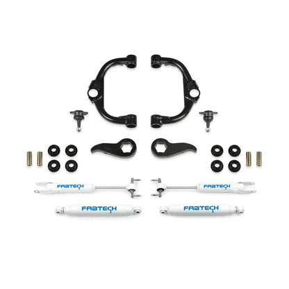 Fabtech 3.5 in. BJ UCA KIT W/ PERF SHKS 2020-22 GM K2500HD K1157