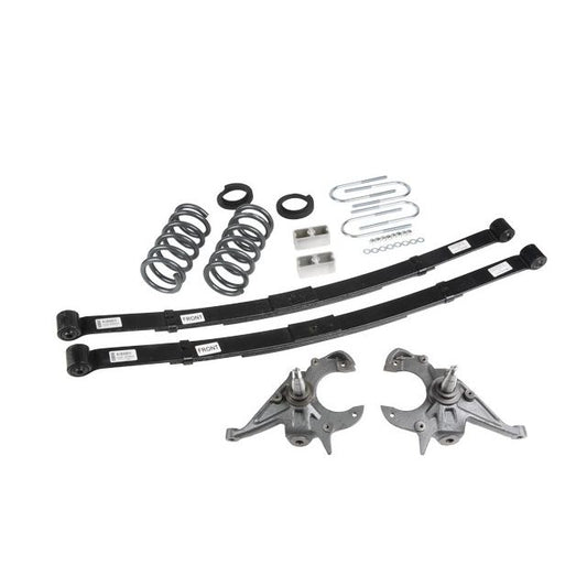 BELLTECH 633 LOWERING KITS Front And Rear Complete Kit W/O Shocks 1995-1997 Chevrolet Blazer/Jimmy 6 cyl. 4 in. or 5 in. F/5 in. R W/O Shocks