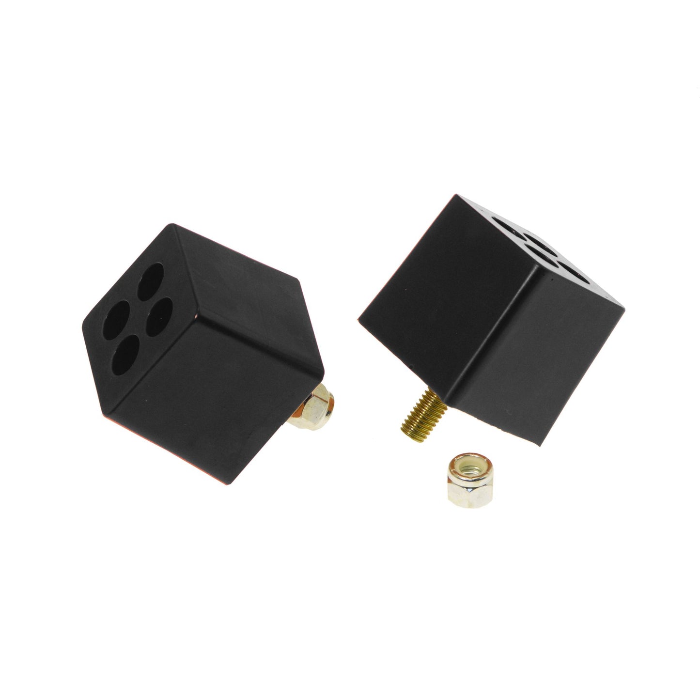 Prothane BUMP STOP 2X2X2 W 3/8" STUD 19-1305-BL