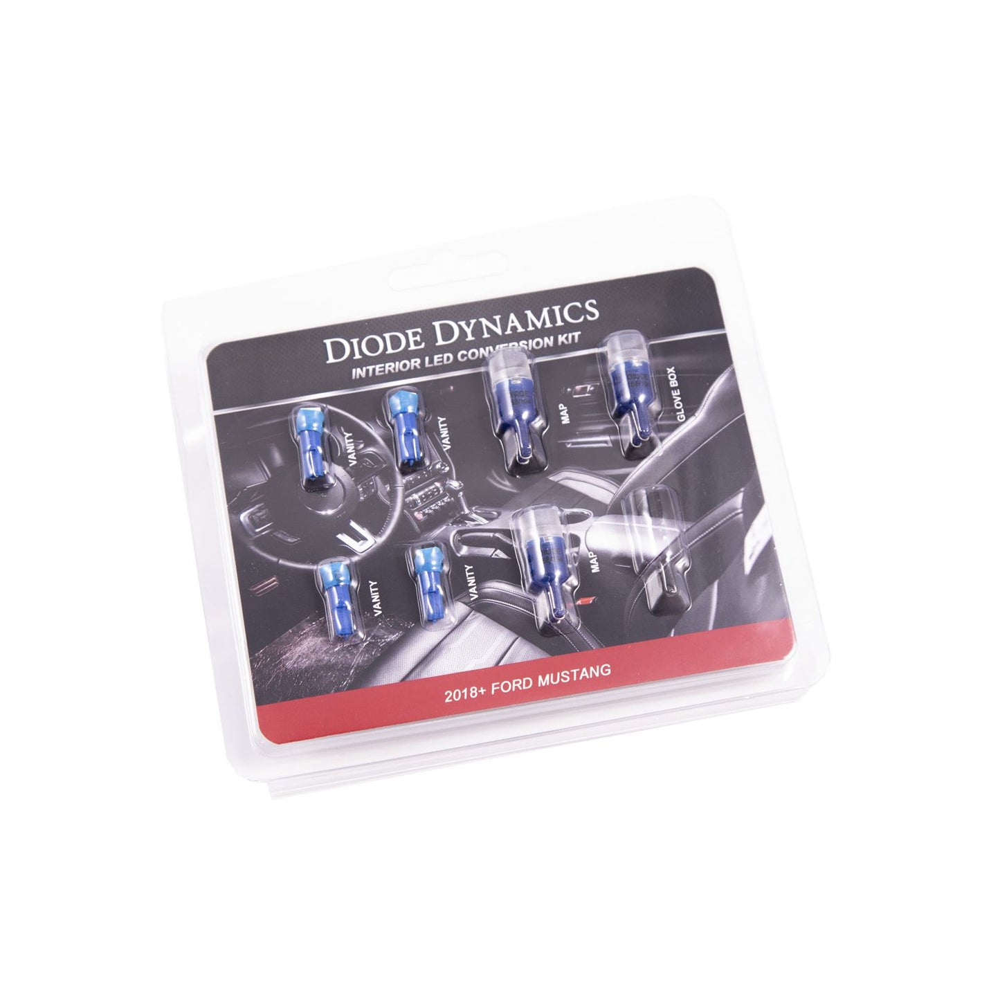 Diode Dynamics - DD0355 - 2018 Mustang Interior Kit - Stage 1 (Blue)