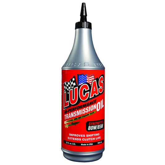 Lucas Oil Products 80W/85W Motorcycle Transmission Oil 10778