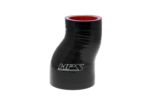 HPS Performance Silicone Offset Reducer HoseHigh Temp Reinforced1-3/4" - 2" ID3" LongBlack HTSOR-175-200-BLK