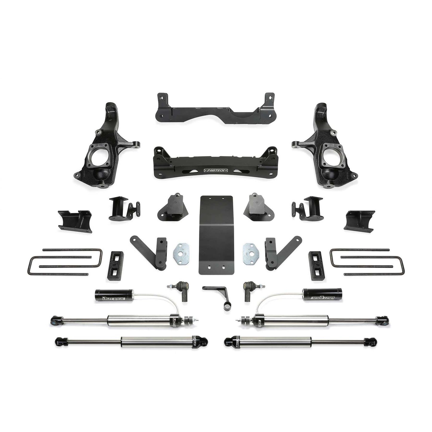 Fabtech 4" BASIC SYS W/DLSS RESI SHKS 2011-19 GM 3500HD 2WD/4WD K1124DL