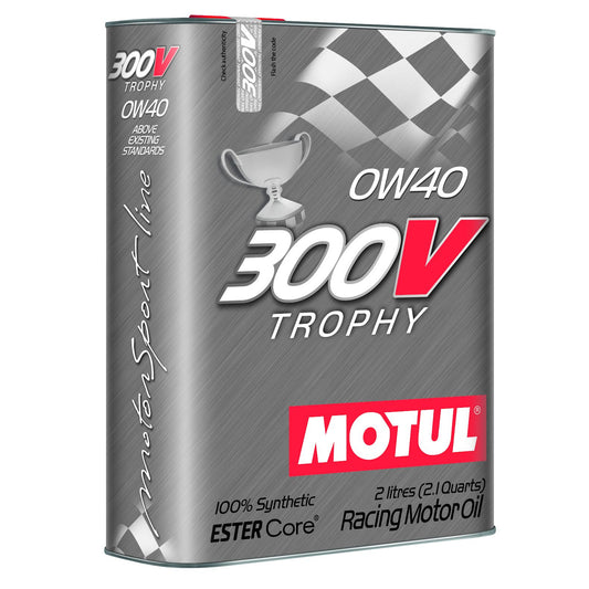 Motul 300V TROPHY 0W40 - 2L - Racing Engine Oil 104240