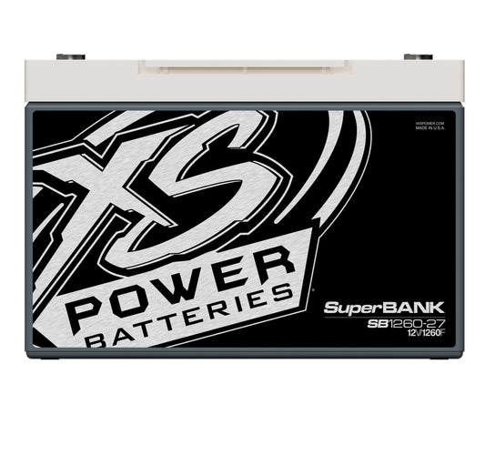 XS Power Batteries 12V Super Bank Capacitor Modules - M6 Terminal Bolts Included 31000 Max Amps SB1260-27