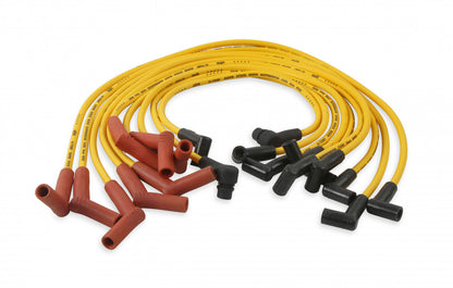 ACCEL Spark Plug Wire Set - 8mm - Custom with Graphite Core - Yellow with HEI Stock Style Boots 4056