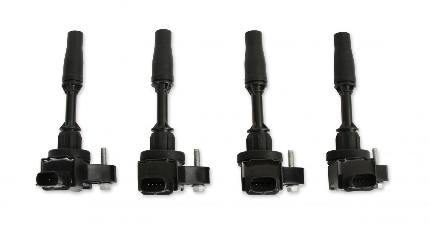 ACCEL Ignition Coils - General Motors 2.0L Turbo, 2.5L, engines, Black, 4-Pack 140086K-4