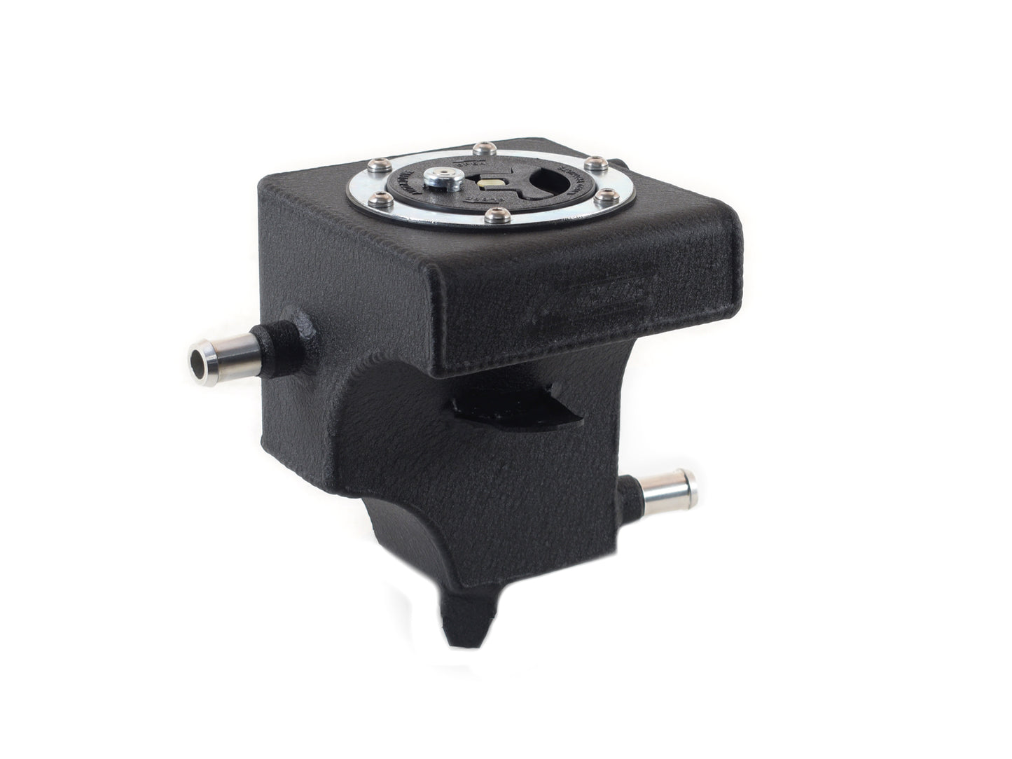 Mustang GT500 Supercharger Tank With Fuel Style Cap 11-14 Black Powder Coat