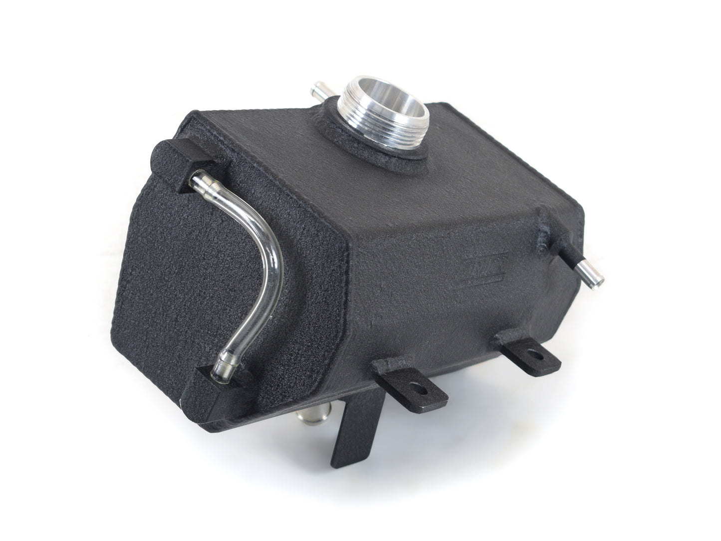 Canton 80-247SBLK Aluminum Expansion Tank 2015-Up Mustang With Stock Neck Black