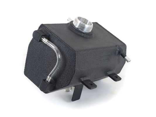 Canton 80-247SBLK Aluminum Expansion Tank 2015-Up Mustang With Stock Neck Black