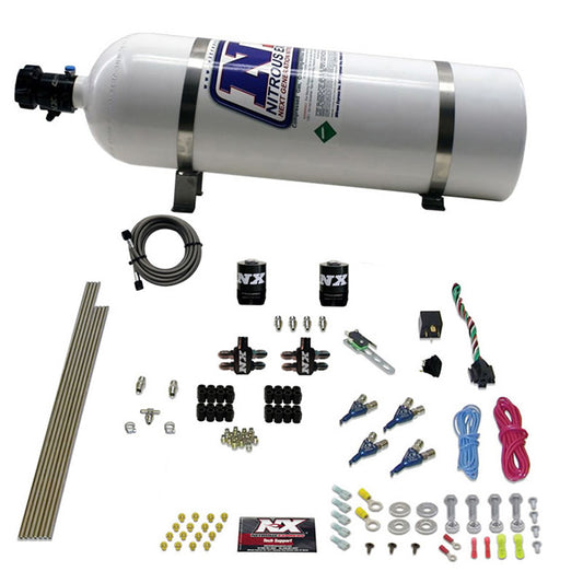 Nitrous Express 4CYL GASOLINE EFI (50-250HP) WITH 15LB BOTTLE NX-80004EFI-15