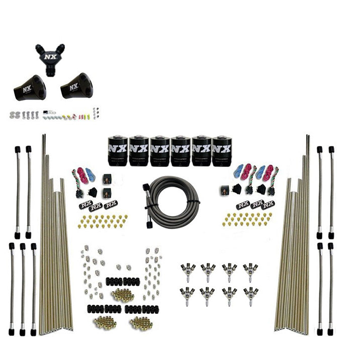 Nitrous Express 8-CYL TRIPLE-D DRY DIRECT PORT 3 STAGE DRY 6 SOLENOIDS W/ NO BOTTLE NX-80020-00