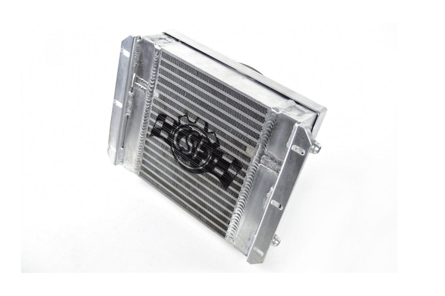 CSF Cooling Racing 13.8in X 10in Dual Fluid Bar & Plate HD Oil Cooler W/9in SPAL Fan 8026